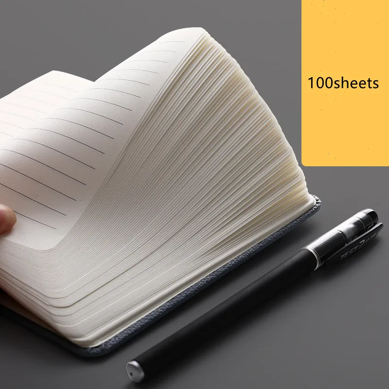 Мини карманный A7 блокнот ежедневник в твердой обложке журнал Ретро 100 лист