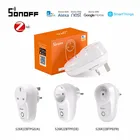 Новая розетка SONOFF Zigbee S26R2ZB 4000 Вт 16 А стандартная розетка стандарта UKDEFR как стандартная розетка, как стандартная работа, совместима с Zbbridge Smartthings Hub