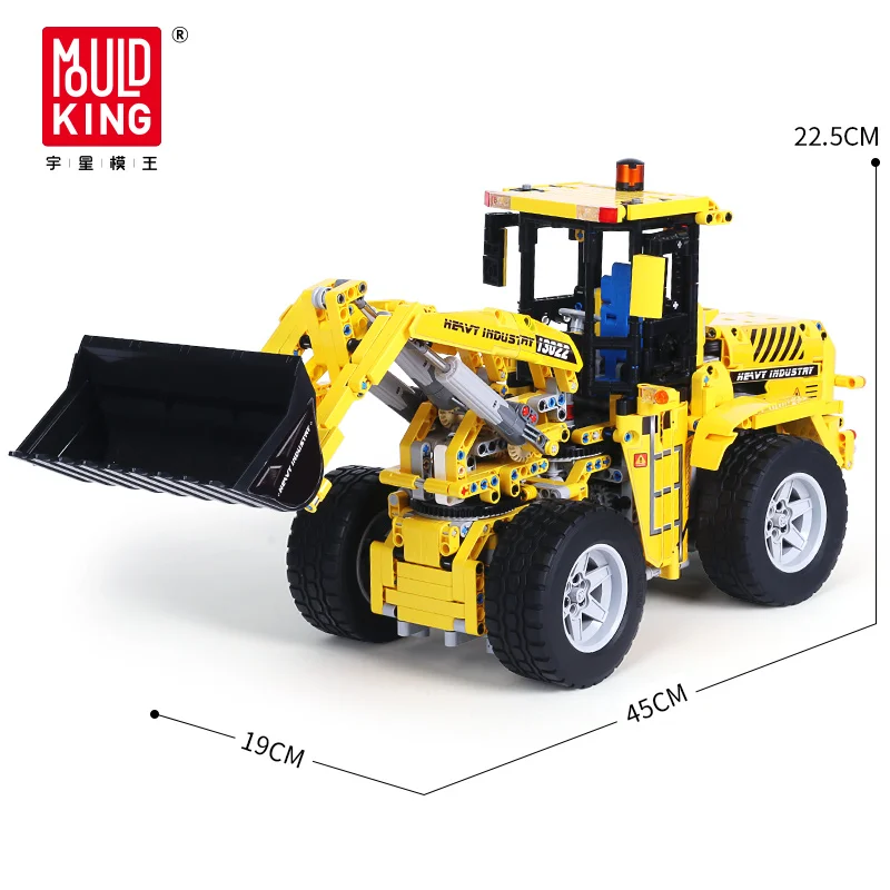 Technic series L350F модель колесного погрузчика набор строительных блоков кубики