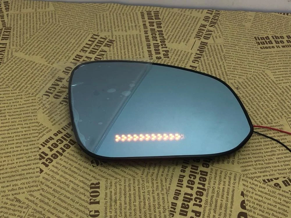 

Синее зеркало заднего вида со светодиодным индикатором поворота, нагревательный монитор для слепых зон для Hyundai Sonata 8 11-14 Ix35 10-17,2 шт., Экспресс доставка