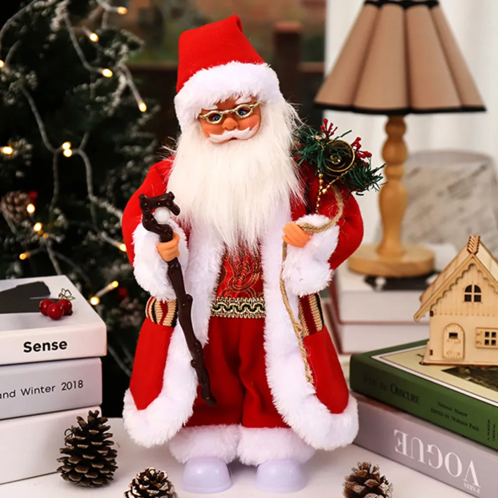 

1Pc Christmas Musical Plaything Santa Claus Electric Plaything
