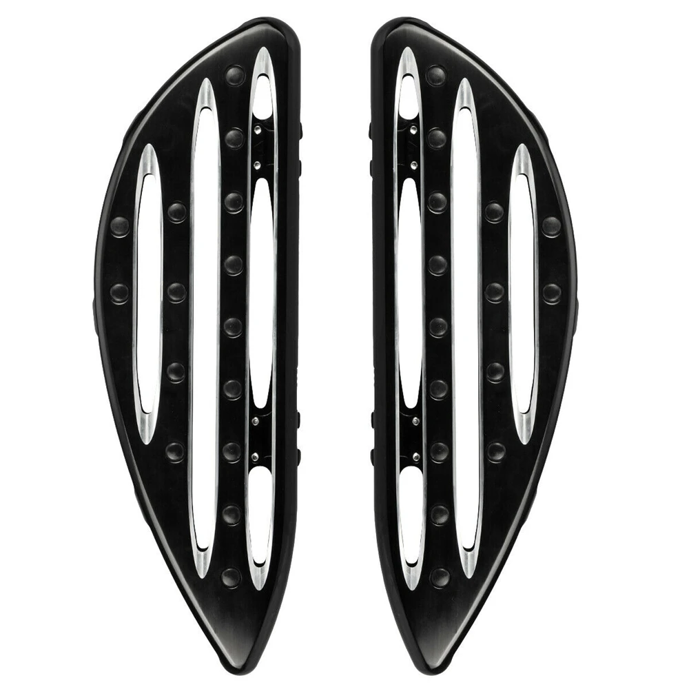 

New Front Foot Pegs Driver Stretched Billet Floorboards for Harley Touring 86-16