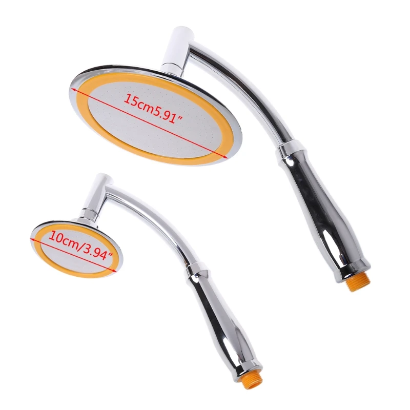 

4 inch /6 inch Bathroom Stainless Steel Rainfall Shower Head Round Chrome Ultra-thin 360 Degree Rotate Hand Shower Bath Head