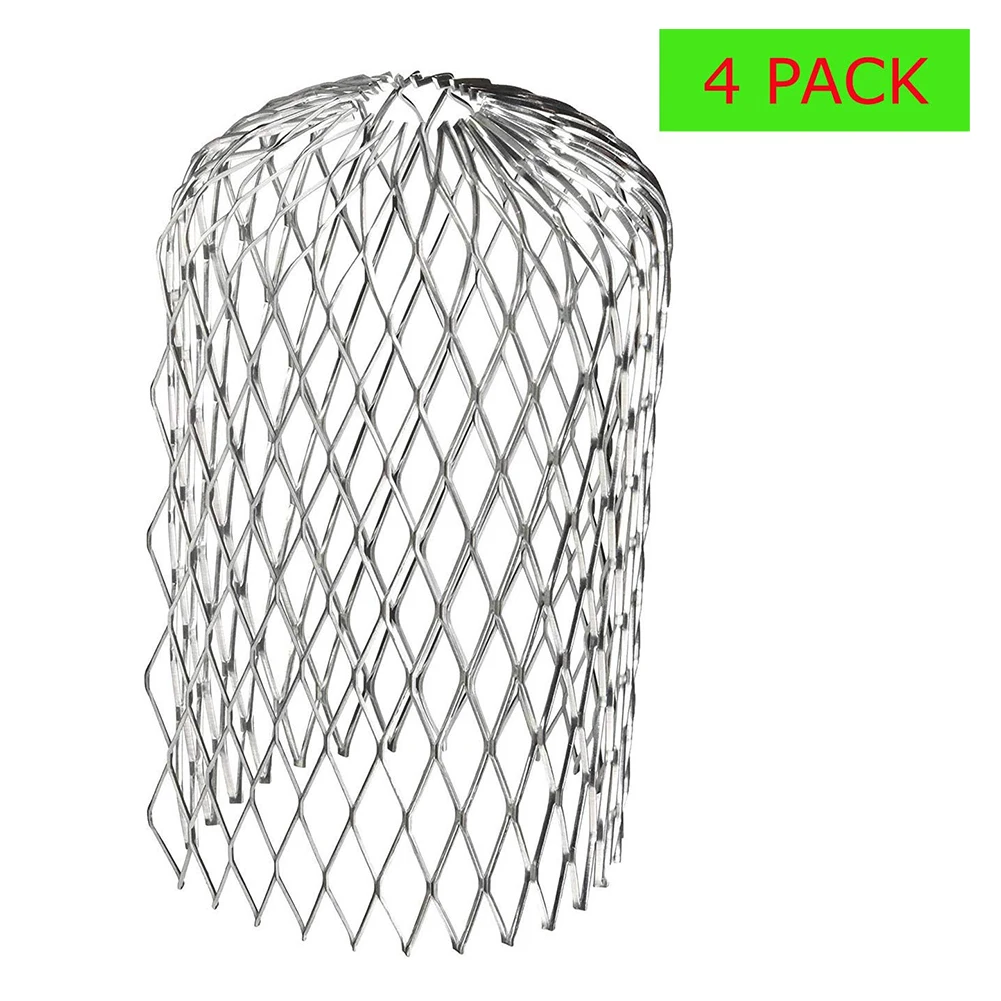 4 шт. расширяемая Стопорная сетка Сливная крышка алюминиевый фильтр листья мусор