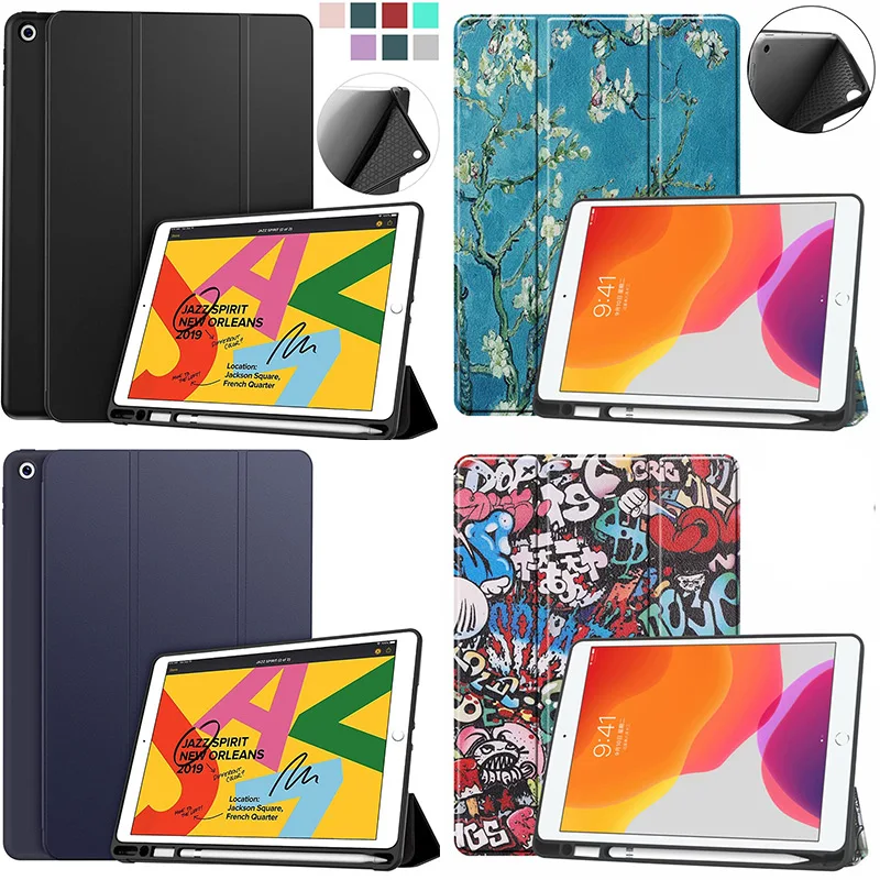 Чехол для iPad 10 2 2019 Pro 11 2018 2020 чехол многофункциональная искусственная кожа умный