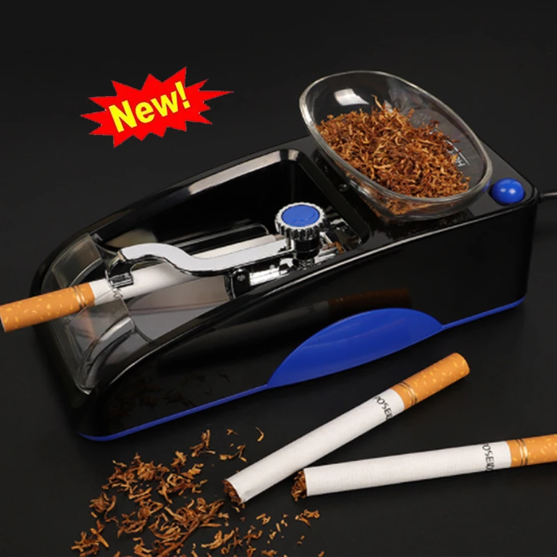 

Перезаряжаемая электрическая автоматическая машинка для скатывания сигарет, машинка для изготовления табака, самодельные аксессуары для ...