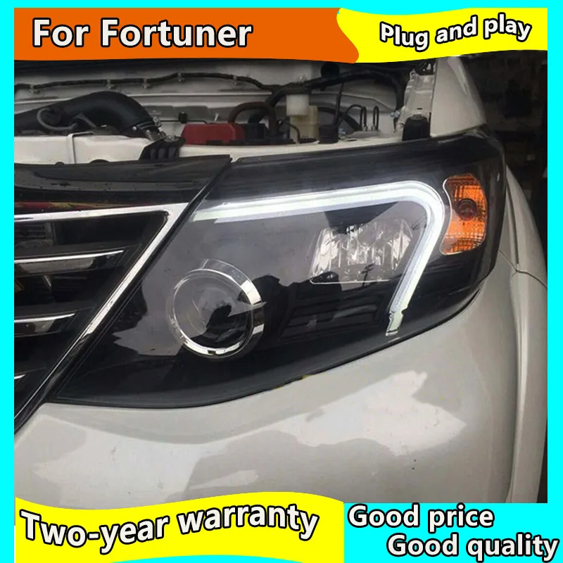 Фара для Тойота Королла фары 2011 2015 Fortuner 4runner светодиодный задний фонарь DRL Bi Xenon