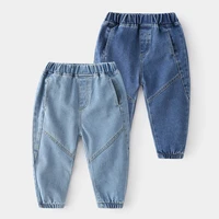new 2022 kids fashion solid jeans long trousers pants boys classic denim pants baby jeans spring autumn casual clothing for boys