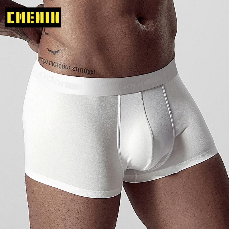 2020 Горячая Распродажа мужское нижнее белье мужские боксеры одноцветные мягкие