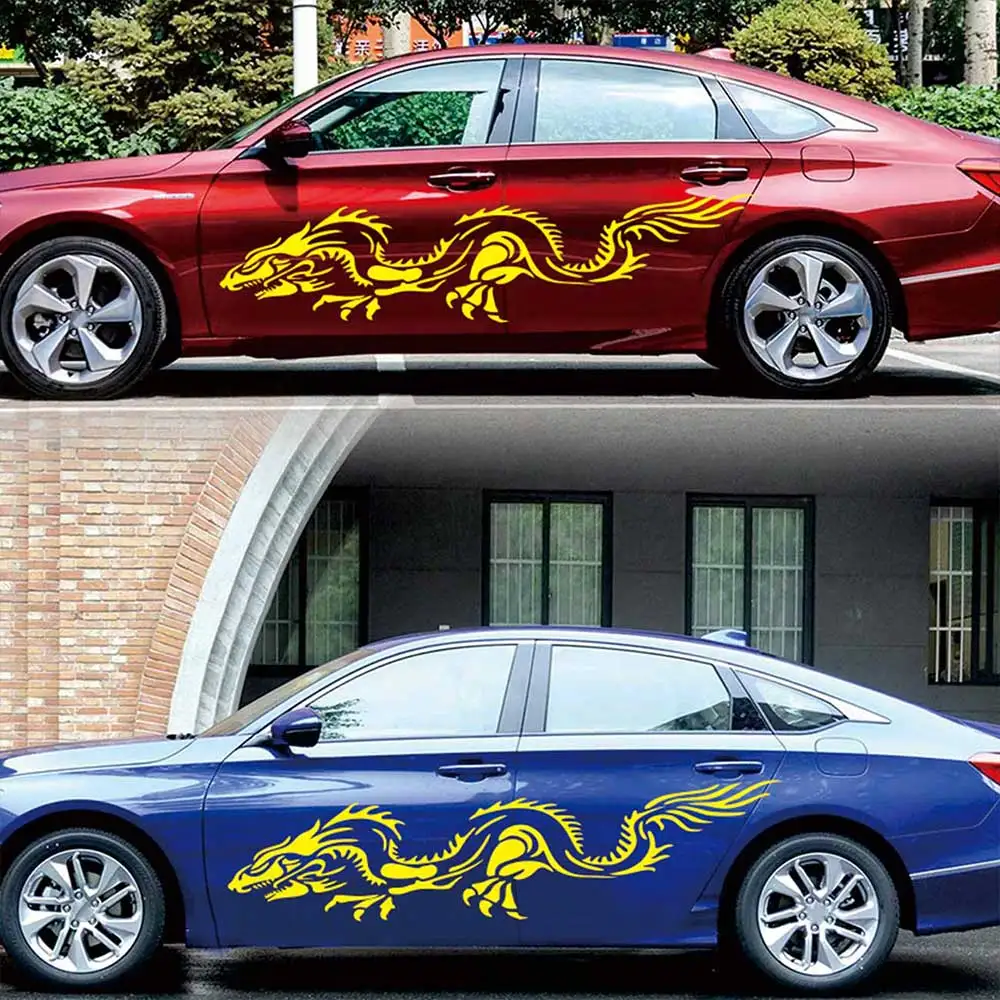 

Vehicle Body Modification Waistline Sticker Car Body Racing Side Door Long Stripe Stickers Auto Vinyl Decal Personality Stickers