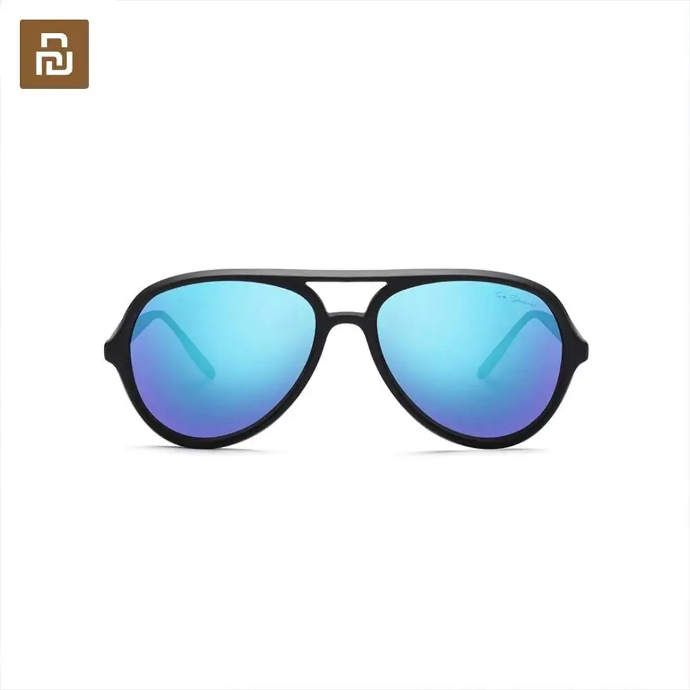 

New Youpin Ice Blue Glasses TS TAC Polarized Stainless Aviator Sunglasses Lense 100% UV-Proof for Outdoor Travel for Man Woman