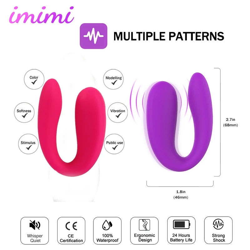 Мощный вибратор двойной мотор вибрирующий Массаж точки G страпон Анальный