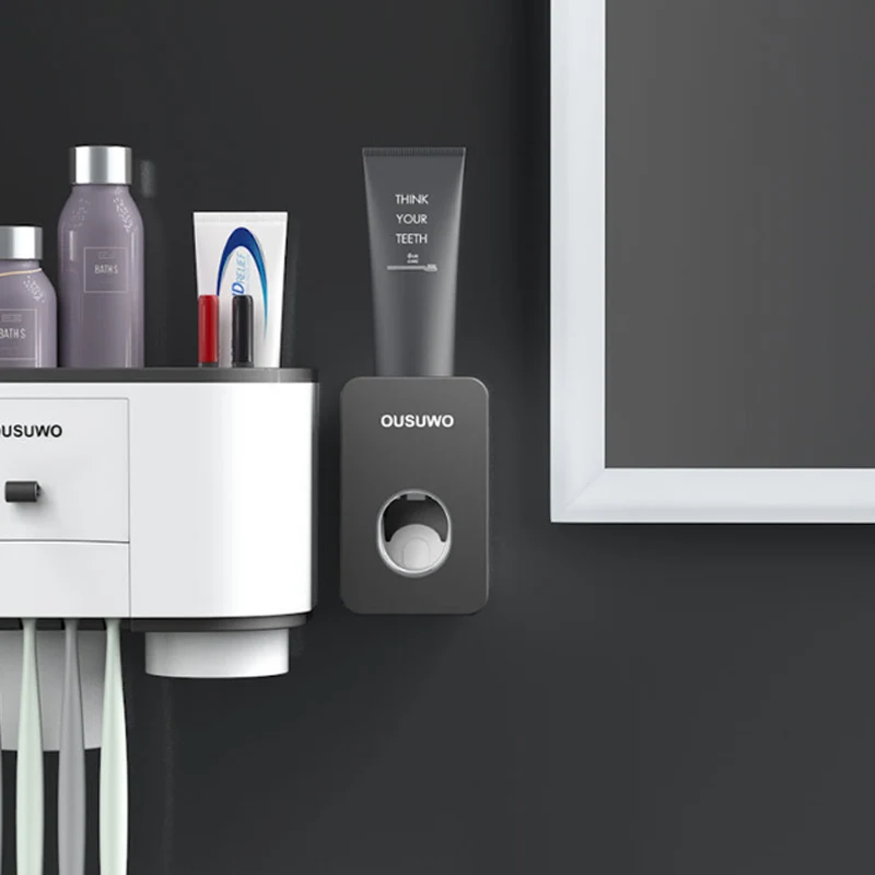 Новые автоматические соковыжималки для зубной пасты настенный стенд набор