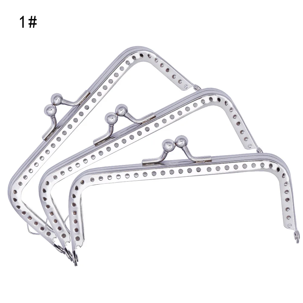 

10PCS Metal Purse Frame Handle for Clutch Bag Handbag Accessories Making Kiss Clasp Lock Antique Bronze Bag Hardware
