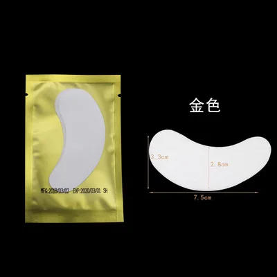 

50 Pairs Eyelash Pad Gel Patch Grafting Eyelashes Under Eye Patches For Eyelash Extension Eye Tips Sticker Wraps Makeup Tools
