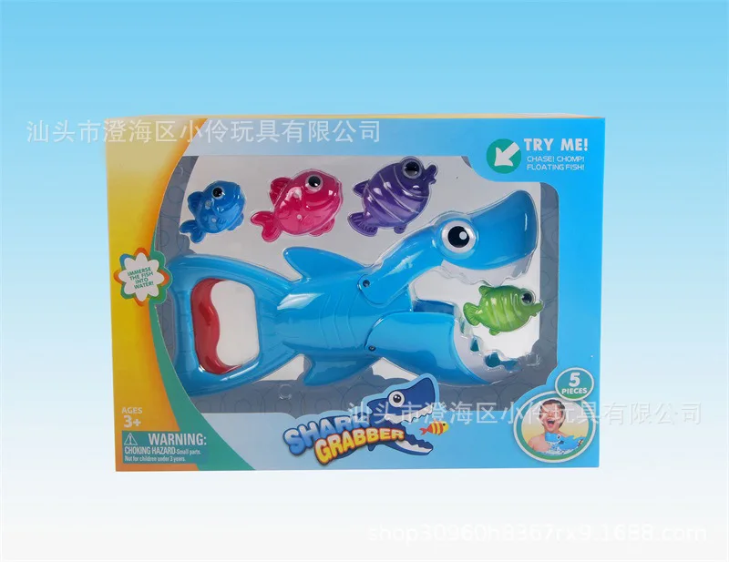 Летняя Детская игрушка для ванной, голодная Акула, поймай рыбу, детский цилиндр для ванной комнаты, игра с водной игрушкой, набор от AliExpress RU&CIS NEW