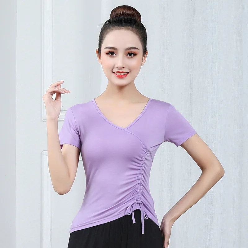 Топ женский для латиноамериканских танцев модная одежда представлений топ