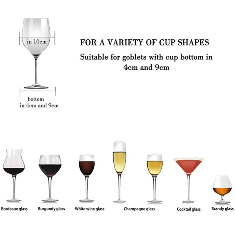 4 ряда стойка для Винных Бокалов под шкафом металлический органайзер вешалка