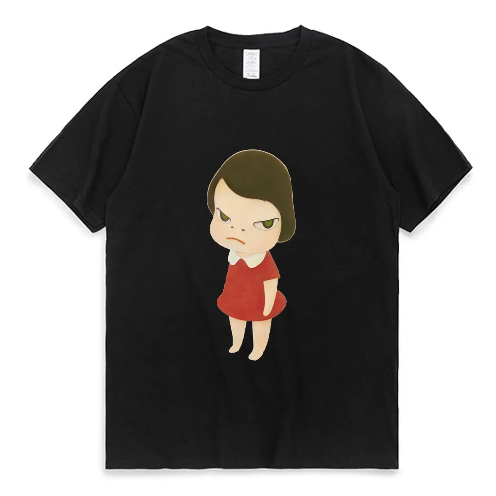 

Yoshitomo Nara Kawaii Funny Anime Tees Harajuku Novelties Cute Cool Fashion T-shirt Men Women Japanese Streetwear T Shirt Tops