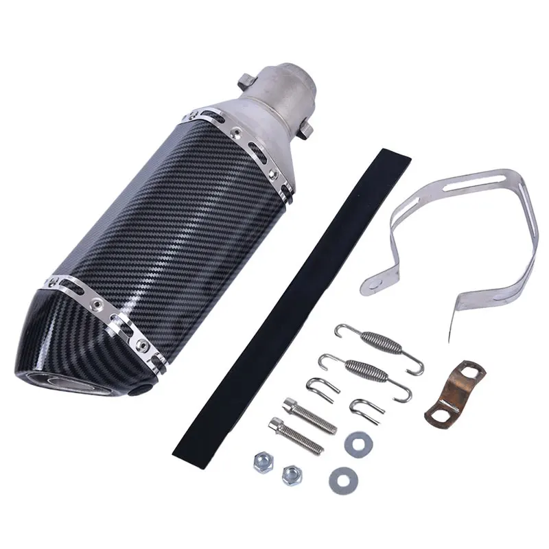 

Motorcycle General Purpose Short Exhaust Muffler Pipe, With Db Killer Slip Of 38 ~ 51mm, Stainless Steel Muffler Of 2 Inches In