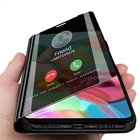 Умный зеркальный флип-чехол samsun a 71 51 для samsung galaxy a71 a51 a41 a31 a21 a11 2020 sumsung sansung m31, чехлы с подставкой