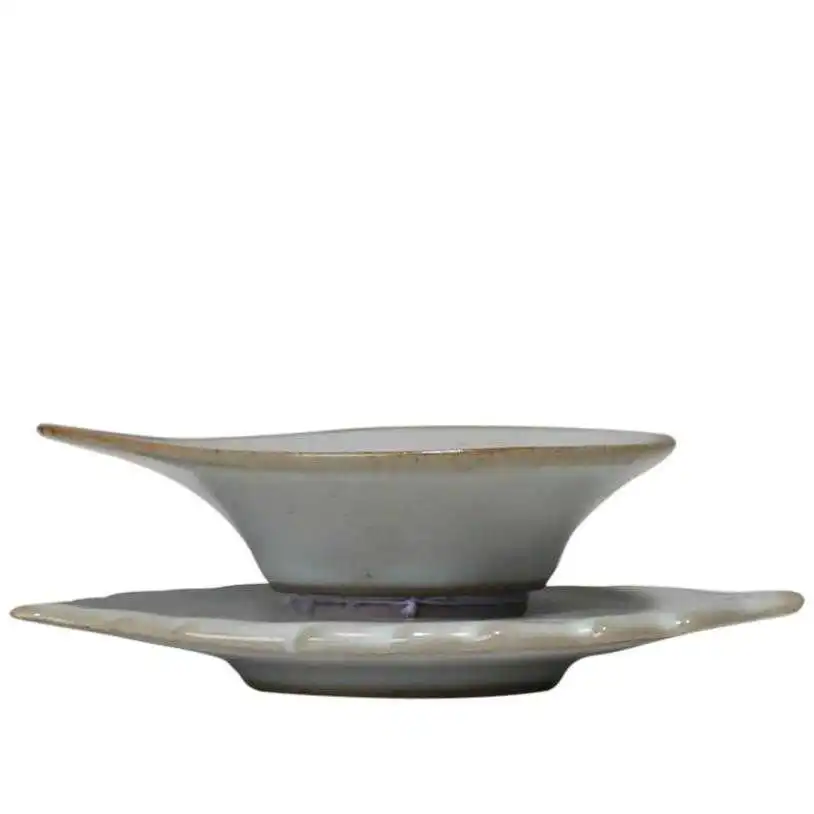 

Ceramic Ru Yao TeaStrainers Pigmented Tea Leaf Spice Filter Chinese Kung Fu Tea Accessories