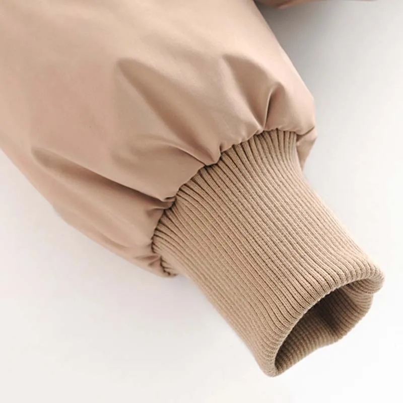 ZRN women 2020 fashion winter solid loose coats zipper pockets casual jackets warm parkas female coat jacket thick tops | Женская одежда