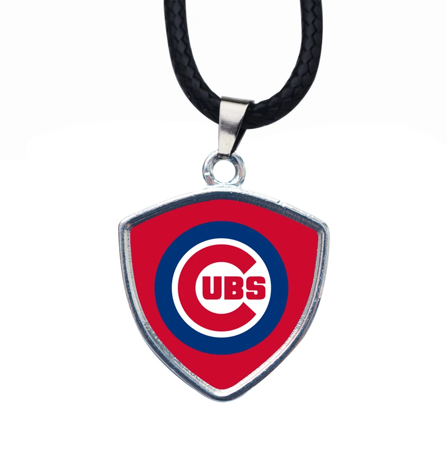 Хрустальное ожерелье с кулоном Чикаго идеально подходит для Бейсбольного игрока