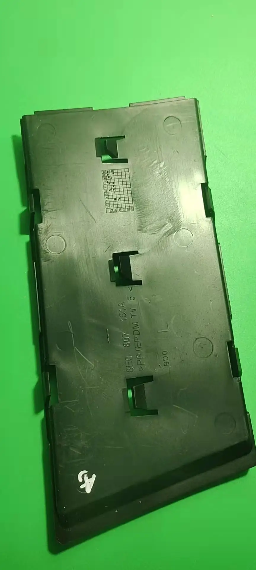 Передняя противотуманная фасветильник гриль вставка Левая крышка для Audi A4 06 09