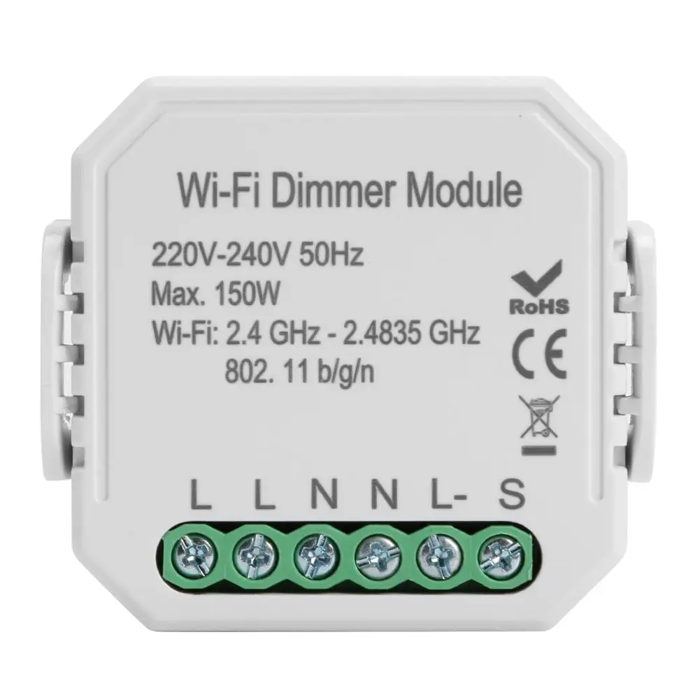 

Tuya Smart WiFi Dimmer Module DIY Automation Module for Alexa Google Assistant Environmental Protection and Durability