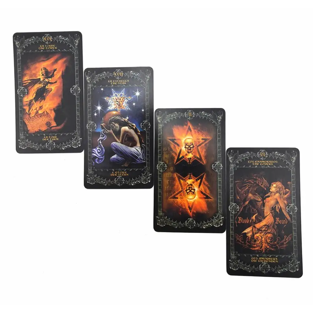78 шт Вечерние карты Таро для использования на улице фантастические готические 1977