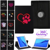 for huawei mediapad t5 10 10 1mediapad t3 10 9 6 360 rotating tablet case folding stand cover protective shell