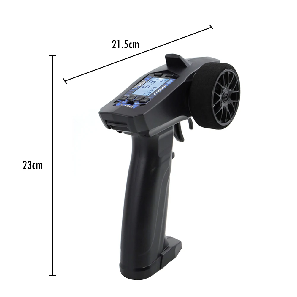 

2.4G 7ch RC System Gun Radio Remote Control Controller Transmitter with LED Receiver LCD Screen for RC Car RC Boat RC Plane