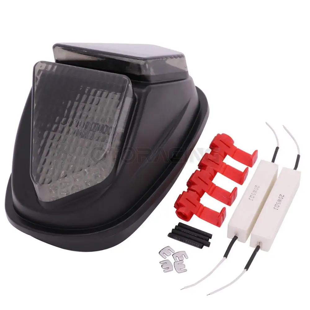 Аксессуары для мотоциклов дымчатый/прозрачный светодиодный стоп-сигналы