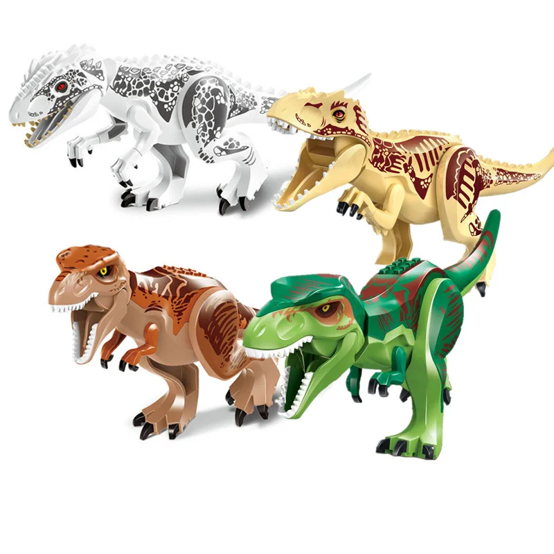 Из фильма Парк Юрского периода 2 динозавры цифры тираннозавр рекс строительные