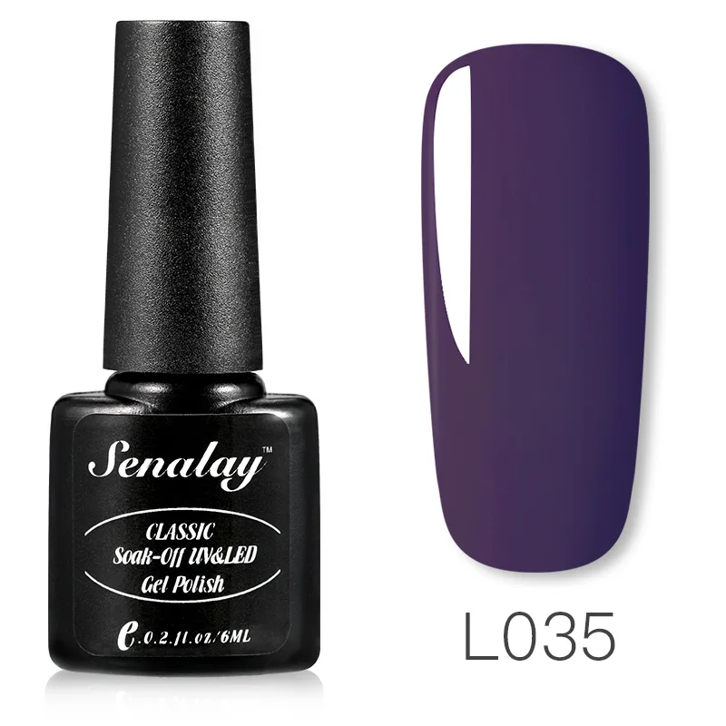 RE12-L035 SENALAY Гель-лак для ногтей отшелушивается нужно базовое верхнее покрытие набор для ногтей все для маникюра УФ светодиодный гель-лаки для дизайна ногтей гель для ногтей - Цвет: RE12-L035