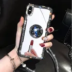 Зеркальный чехол для Samsung M51, Note 10 Plus, 10 Lite, Note 9, 8, J5, J7 Prime, J730, J4, J6 Plus, J3, J2 Pro, G530, со стразами