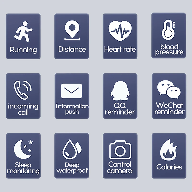 

New M4 Smart Wristband Fitness Tracker Smart Watch Sport Heart Rate Blood pressur Monitor Smart Bracelet For Women Men SmartBand