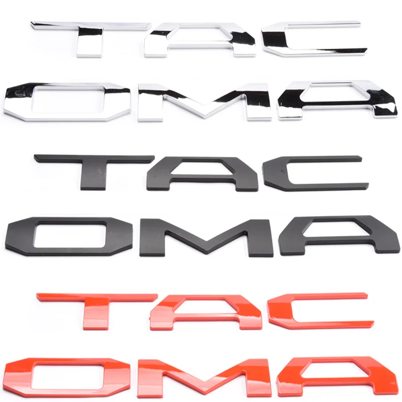 Новинка для Toyota Tacoma 2016 2017 2018 2019 2020 задняя дверь 3D буква Обложка эмблема значок