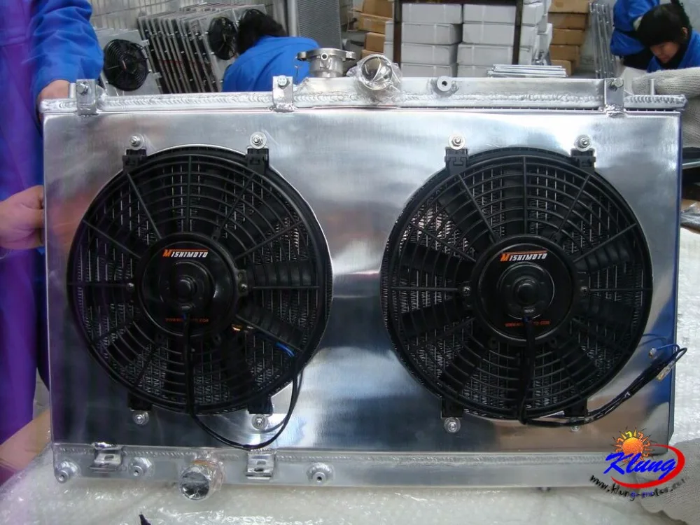 

KL 1100cc all aluminum radiator with fan for chery 1100 472 ,chery 800 372 4x4/2x4 buggies ,go karts ,cars