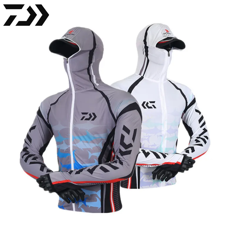 

Лето 2021, Daiwa, одежда для бега и рыбалки на открытом воздухе, Солнцезащитная рубашка для рыбалки, дышащая Спортивная одежда для пешего туризма...