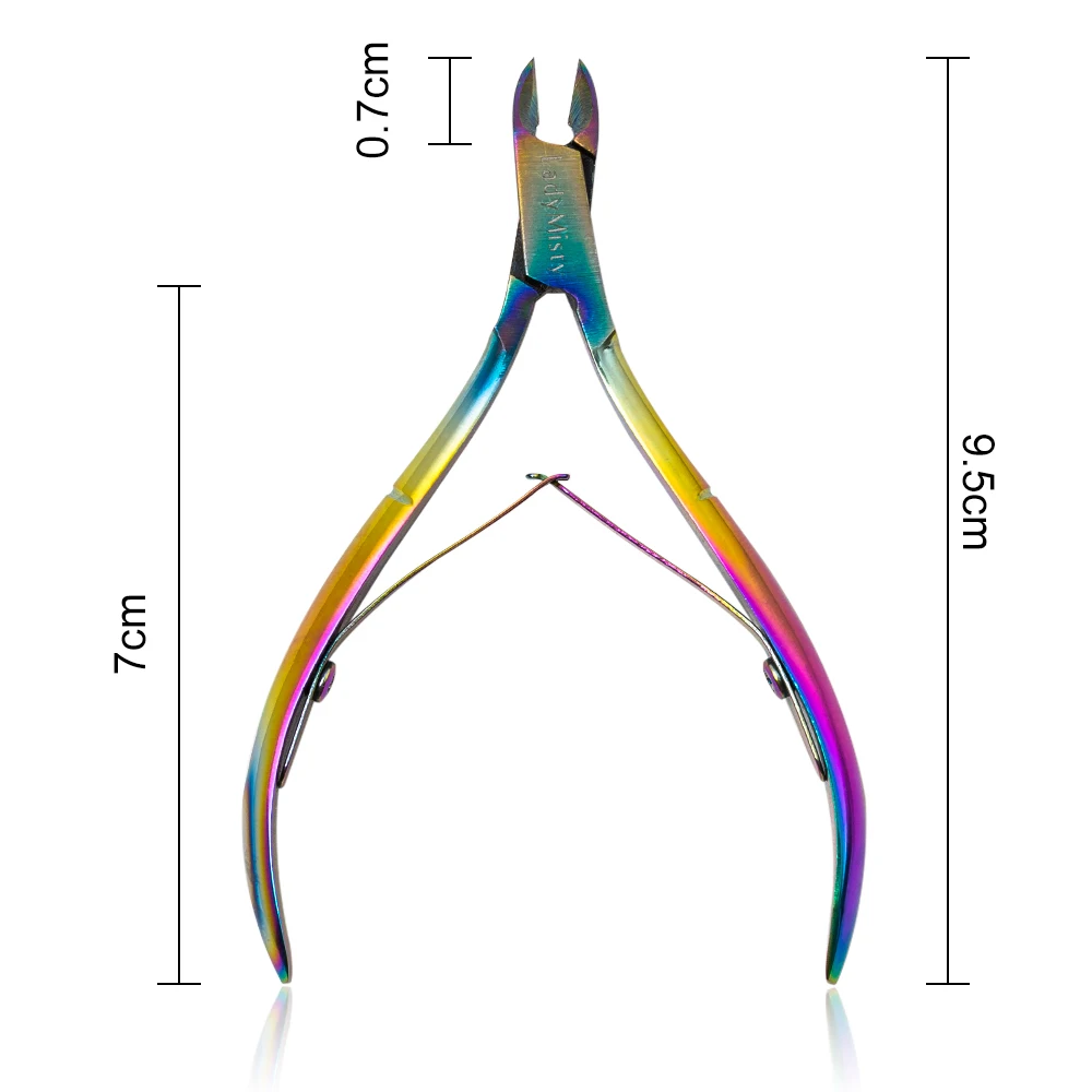 LadyMisty ножницы для кутикулы из нержавеющей стали инструменты маникюра и педикюра