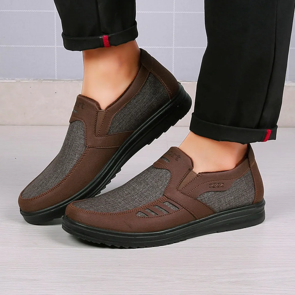 Обувь для среднего возраста Мужская Рабочая обувь на мягкой подошве Сезон Зима