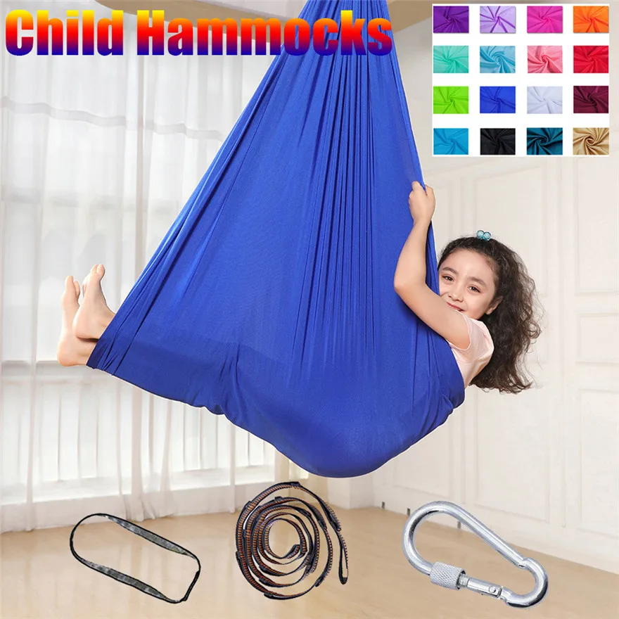 

Household children's hammock chair, children's swing hammock, outdoor indoor hammock hammock with No. 8 lock