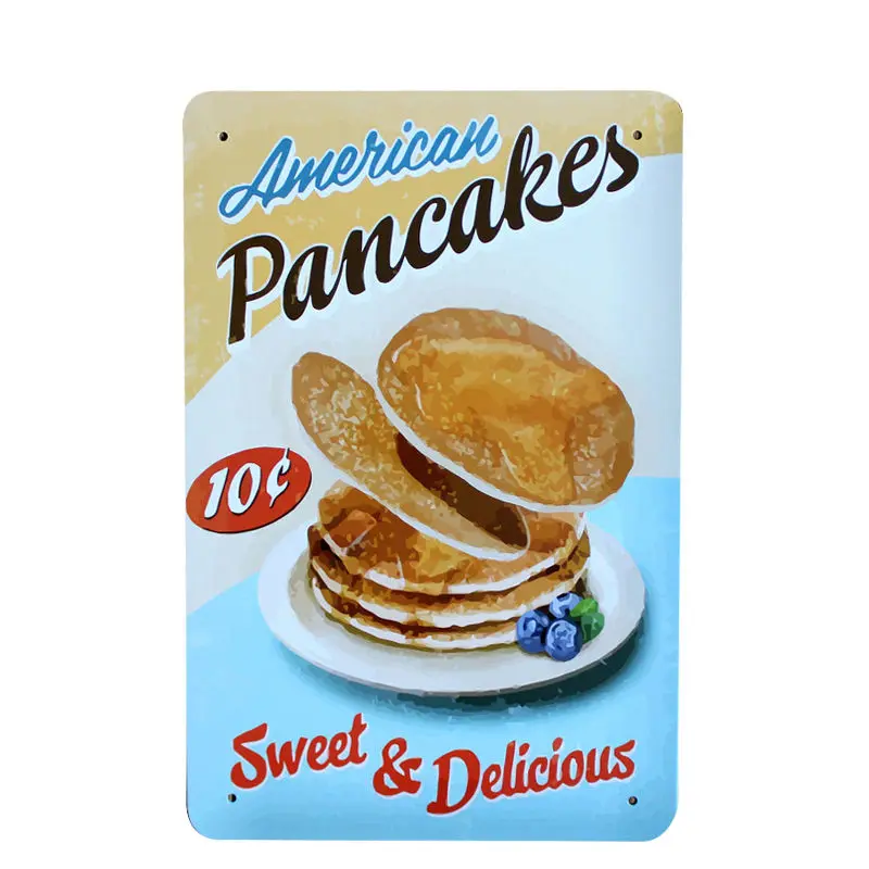 Винтажная картина для торта десерта пирога мороженого искусство на стену