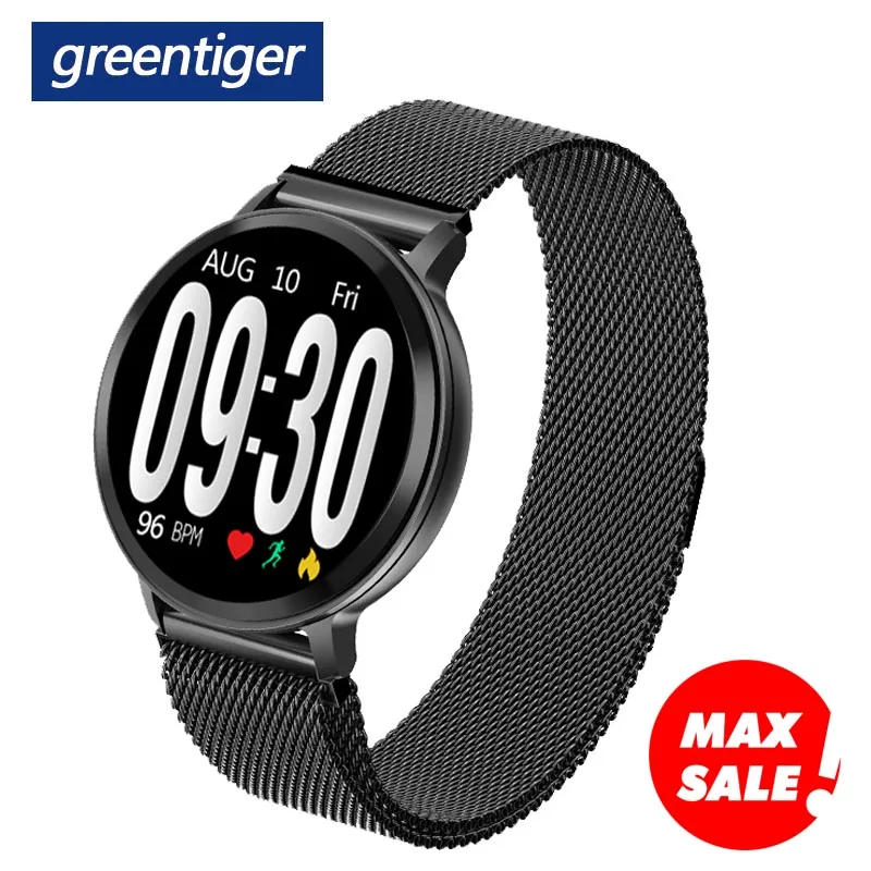 Смарт-часы Greentiger S8, фитнес-трекер, монитор сердечного ритма, умные часы, кровяное давление, кислородный водонепроницаемый браслет, Android IOS