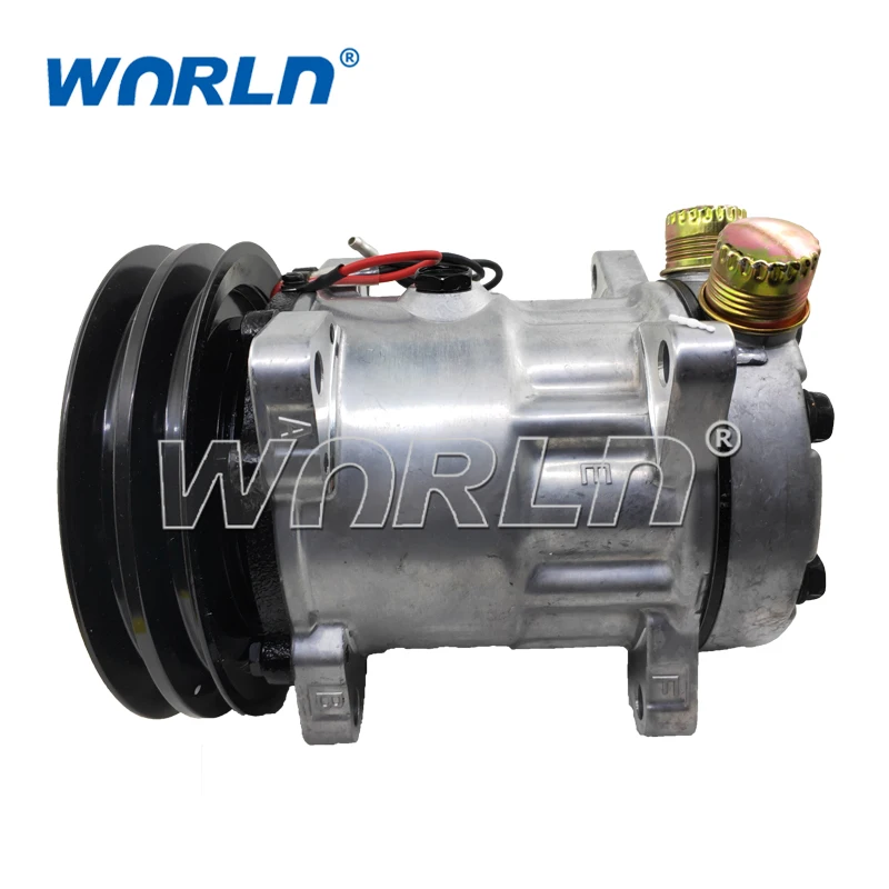 

12V Car Conditioning Pumps TRUCK 709 Auto Truck A/C Compressor For 7H15 2PK 152MM New Model