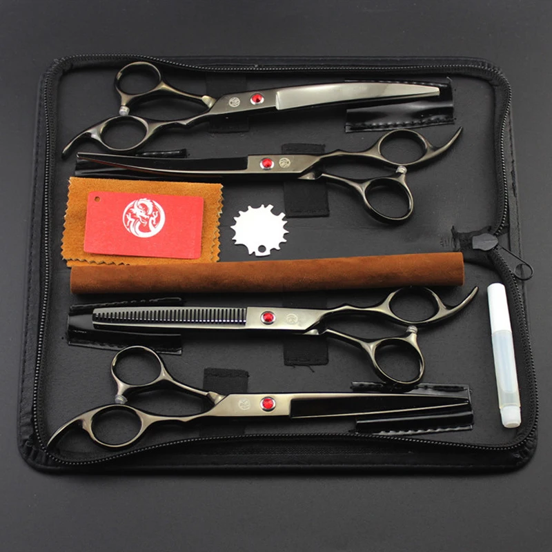 Профессиональные ножницы для груминга домашних животных 7 дюймов японские 440C