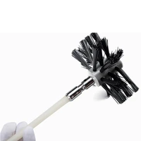 indoor chimney cleaner household cleaning replacement brush head hex wrench