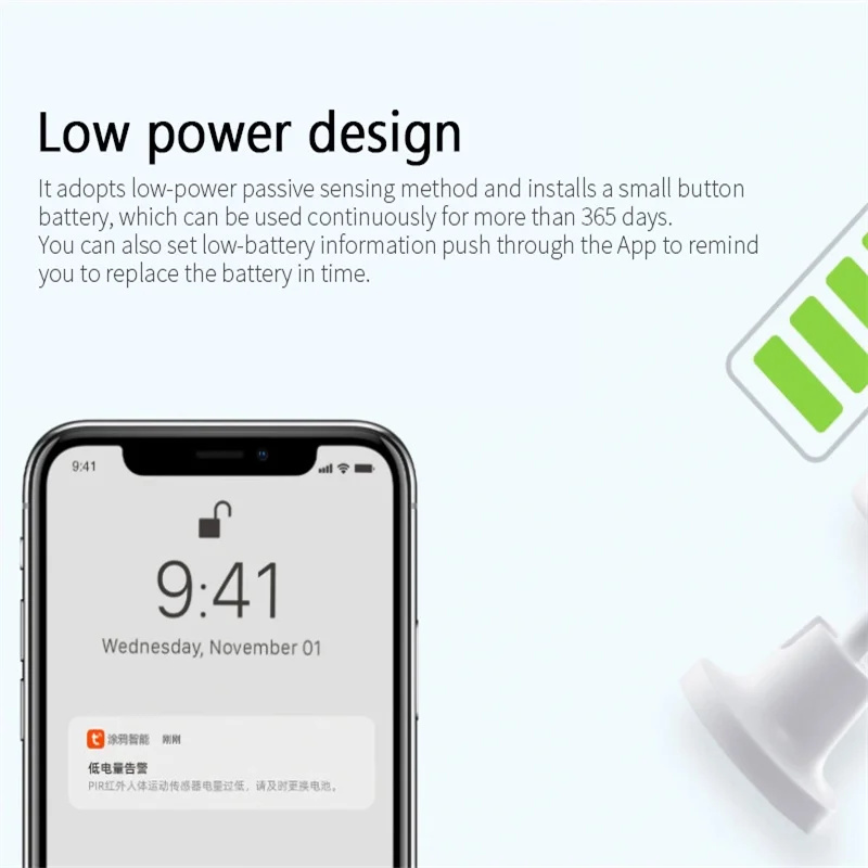 

Tuya ZigBee3.0 PIR Motion Sensor Human Body Movement High Sensitivity Anti-interference Smart Home Automation With Foot Stand